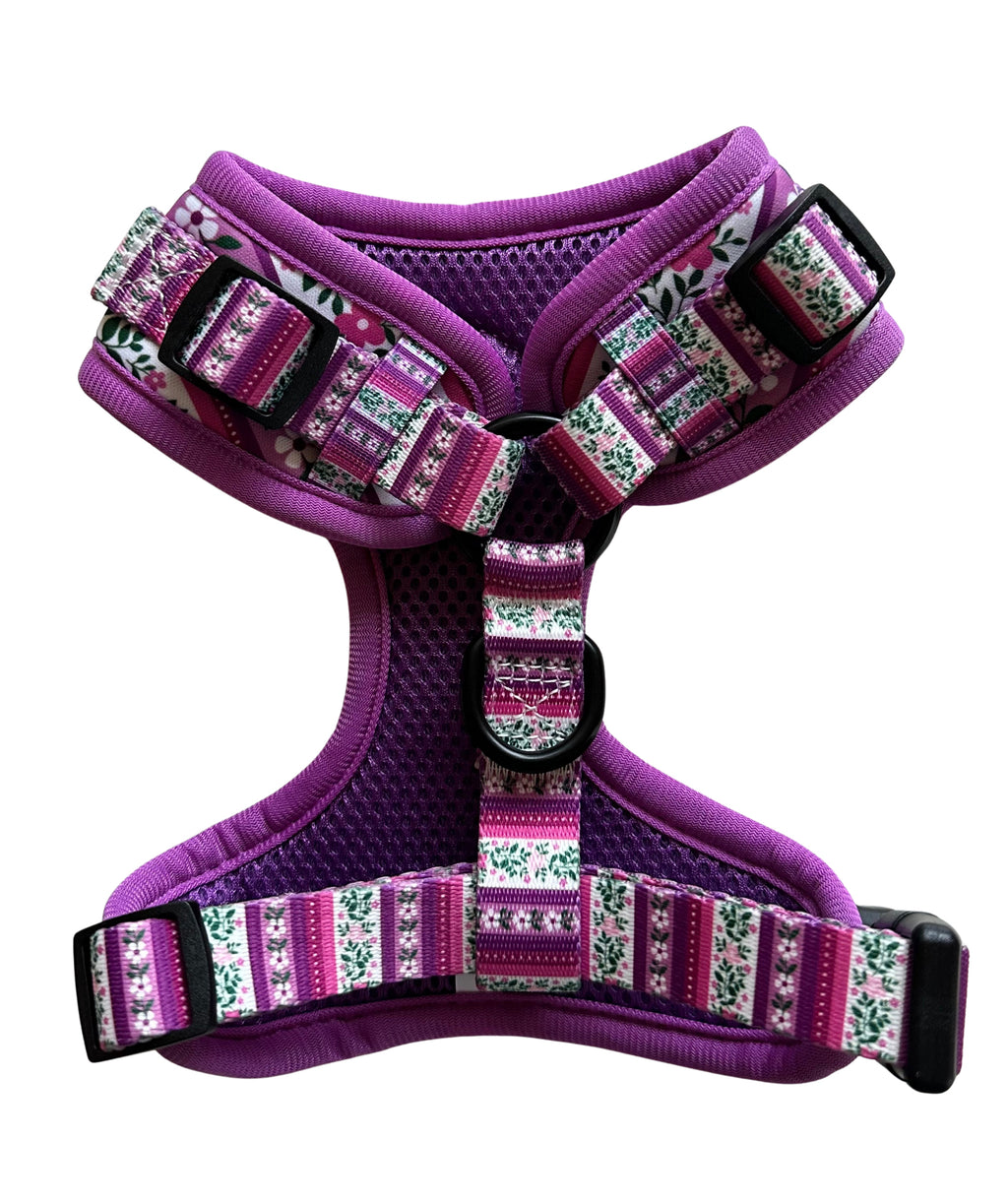 Lilac Floral Harness